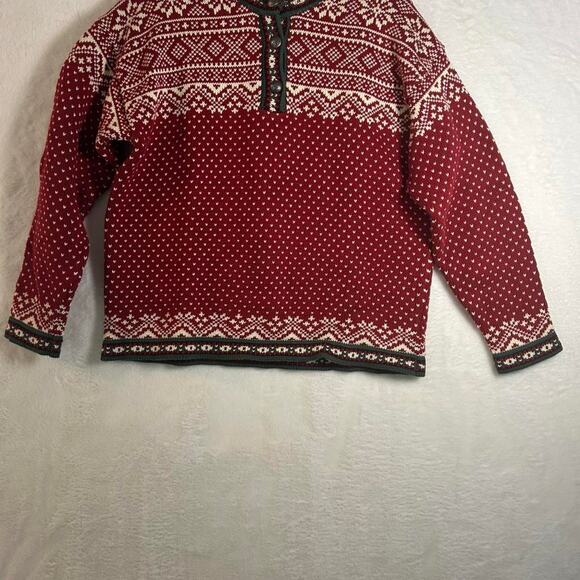 L.L. Bean Sweaters - Llbean red and white fairisle